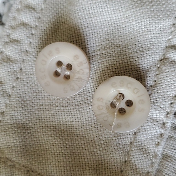 ESCALES PARIS Linen Skirt S - Picture 11 of 12